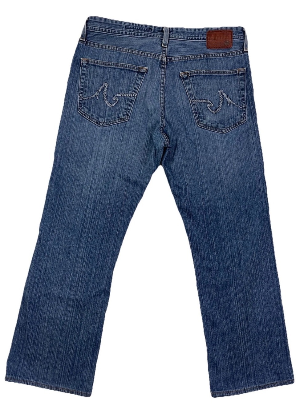 AG Adriano Goldschmied Men’s Bootcut Jeans - Medium Blue Wash - Picture 2 of 5
